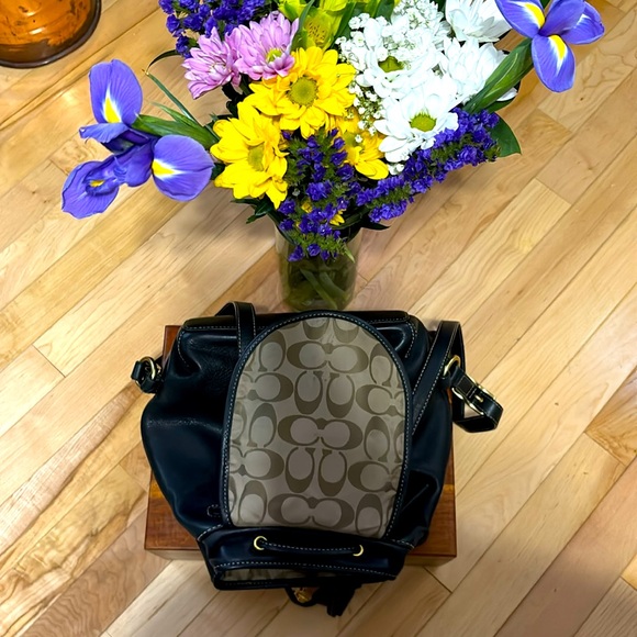 Leather Coach backpack - Picture 5 of 10